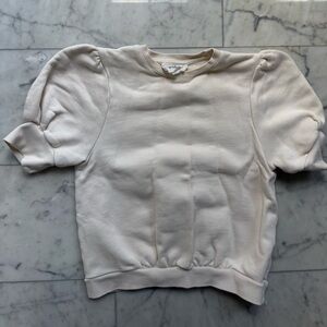 ba&sh Ivory Knit Top